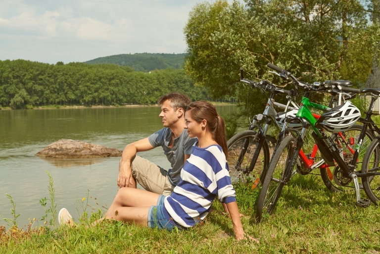 Radfahren bei Ybbs an der Donau- (c)donau Niederoesterreich-Klaus-Engelmayer Radfahren bei Ybbs an der Donau- (c)donau Niederoesterreich-Klaus-Engelmayer