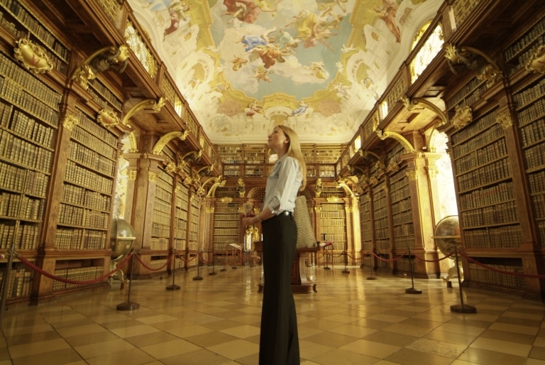 Stift Melk Bibliothek - (c) Donau Niederösterreich - Steve Haider