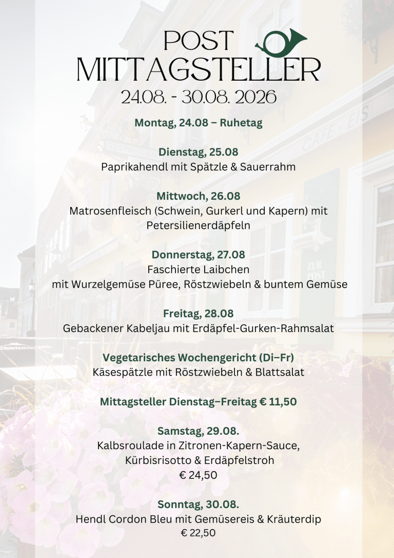 24-30.08.2026 Mittagsmenü